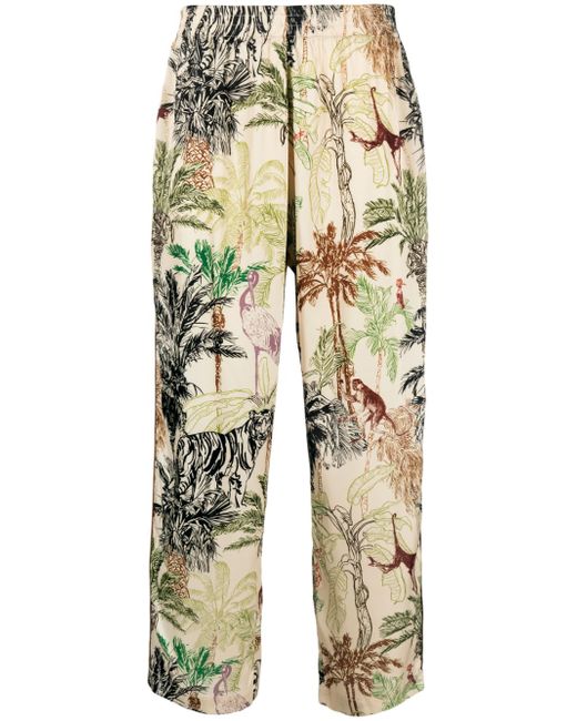 Ih Nom Uh Nit jungle-print trousers