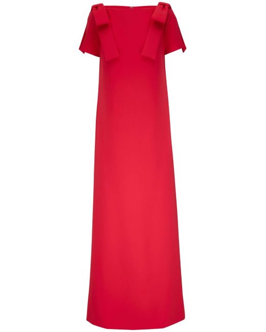 Carolina Herrera bow-detail long dress
