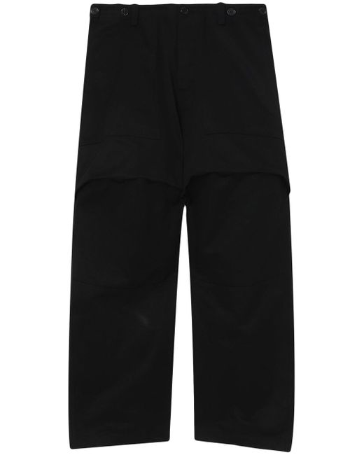 We11done mid-rise wide-leg trousers