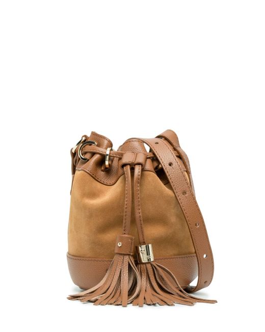 See by Chloé small Vicki suede bucket bag