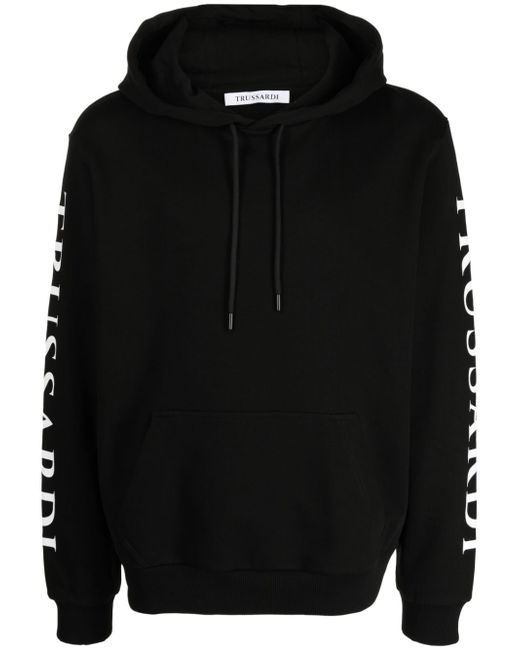 Trussardi logo-print hoodie