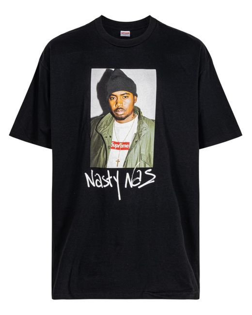 Supreme Nasty Nas crew neck T-shirt