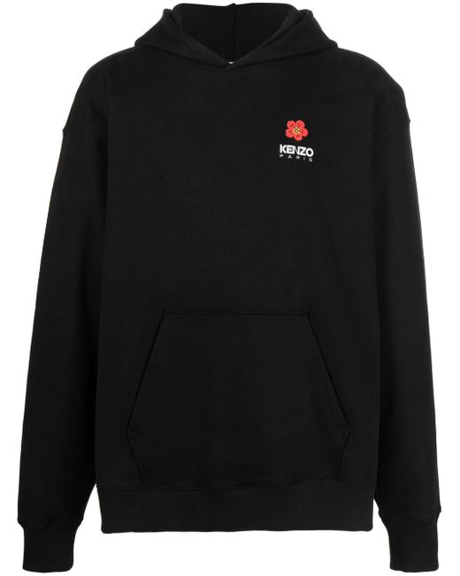 Kenzo logo-print long-sleeve hoodie