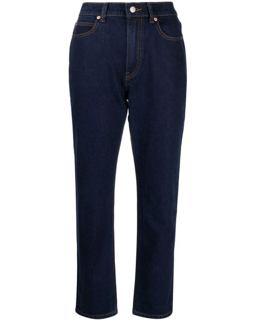 Alexander Wang Stovepipe high-rise straight jeans