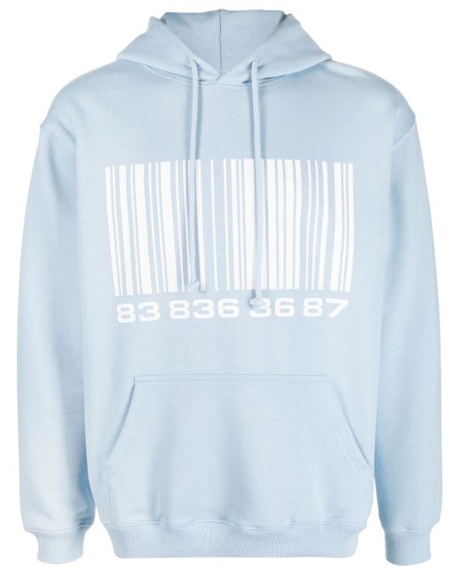 Vtmnts Big Barcode hoodie