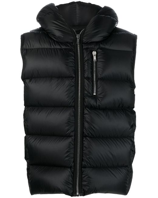 Rick Owens Sealed quilted zip-up gilet
