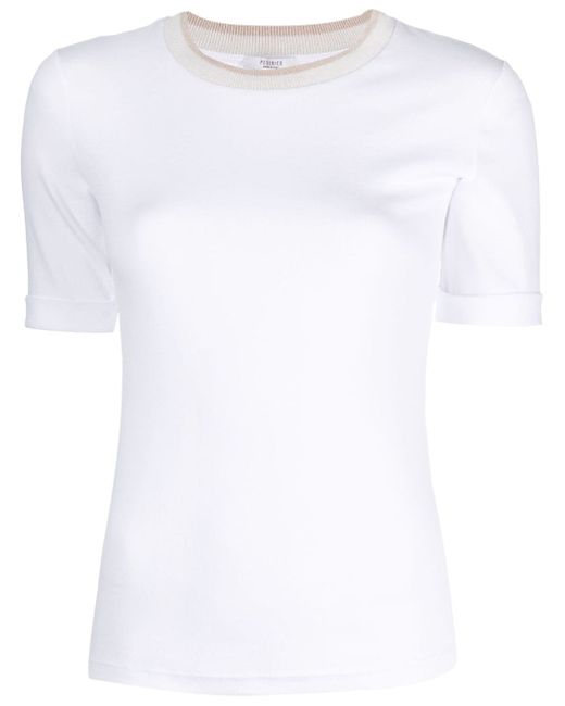 Peserico round-neck short-sleeve T-shirt