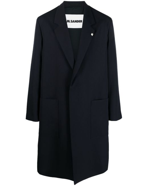 Jil Sander single-breasted wool coat