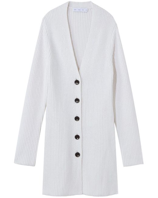 Proenza Schouler White Label ribbed-knit belted cardigan
