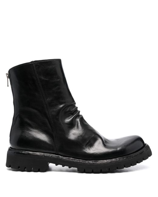 Officine Creative Ikonic zip-up leather boots