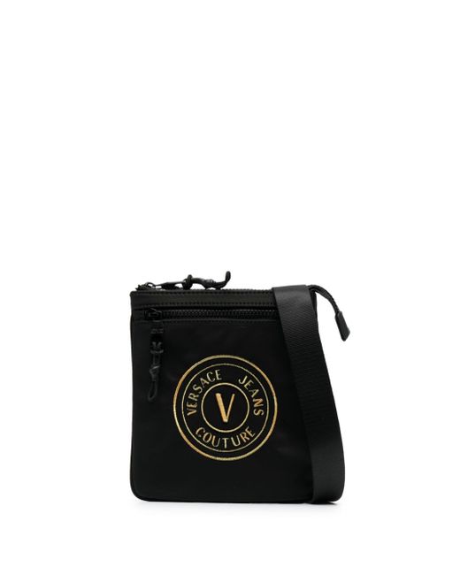 Versace Jeans Couture logo-patch messenger bag