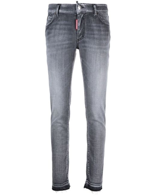 Dsquared2 mid-rise faded skinny jeans