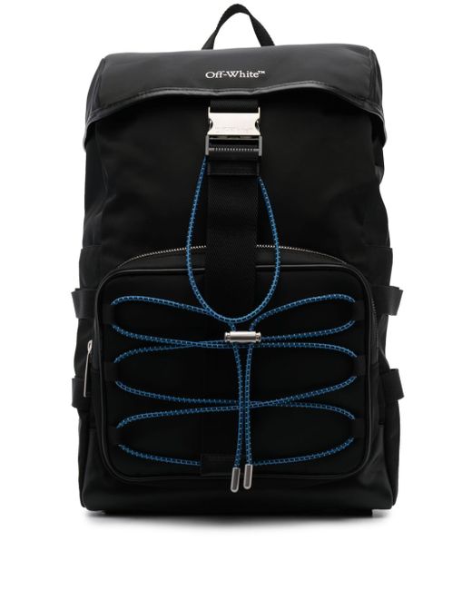 Off-White Courrie Flap drawstring backpack