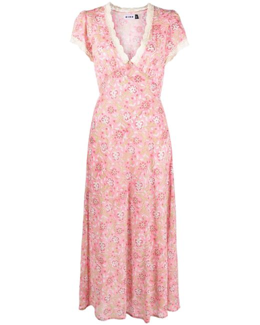 rixo Clarice floral-print midi dress
