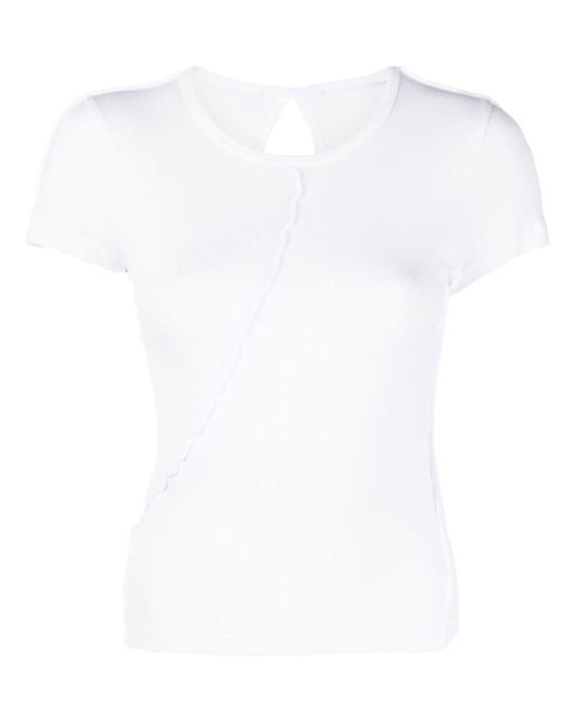 Helmut Lang Twisted cut-out T-shirt