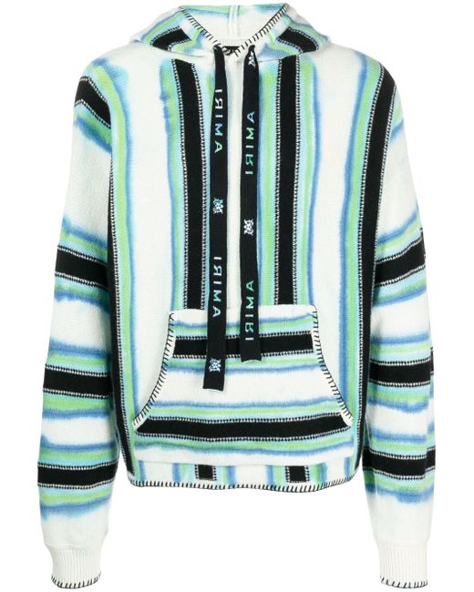Amiri Baja Tie-Dye striped hoodie