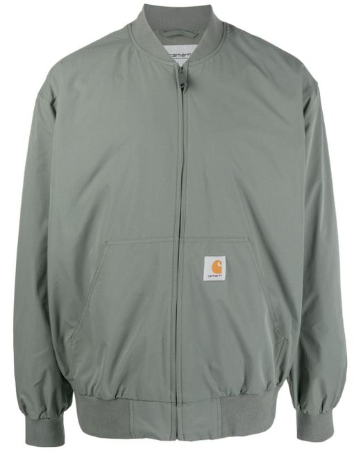 Carhartt Wip logo-patch bomber jacket