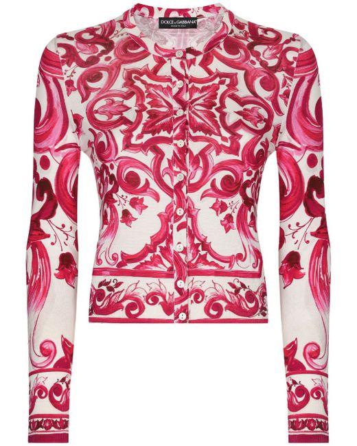 Dolce & Gabbana Majolica-print cardigan