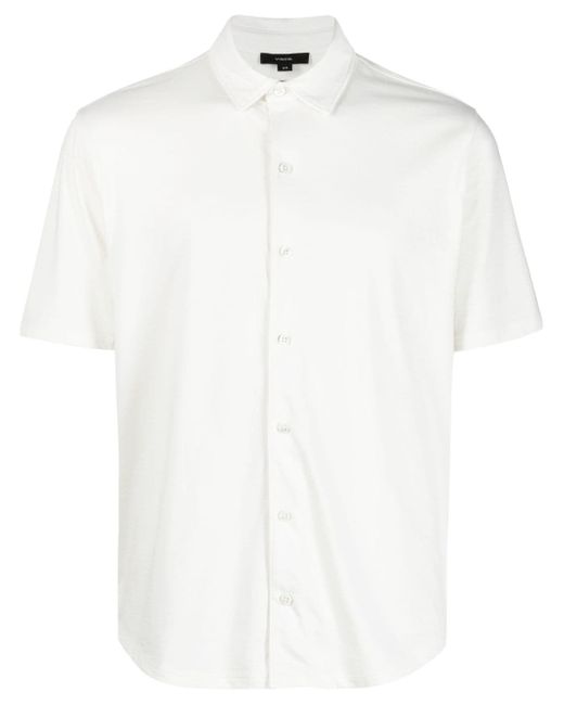 Vince button-up pima-cotton shirt