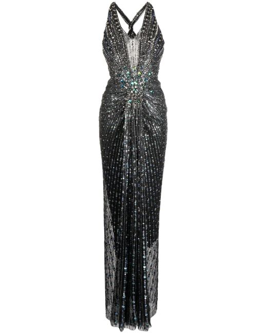 Jenny Packham Lana crystal-embellished gown