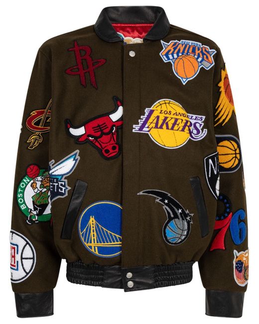 Jeff Hamilton x NBA Collage wool jacket