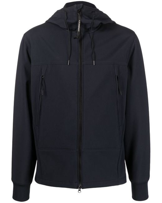 CP Company zip-up stretch-cotton hooded jacket
