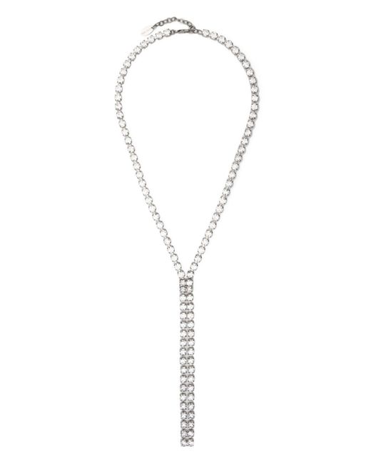 Forte-Forte crystal-embellished lariat necklace