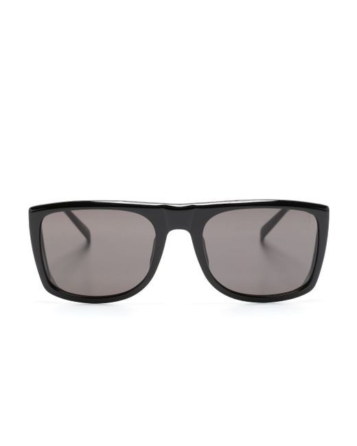 Dunhill side-flap square-frame sunglasses