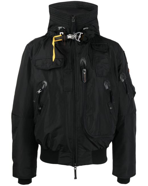 Parajumpers logo-patch hooded jacket