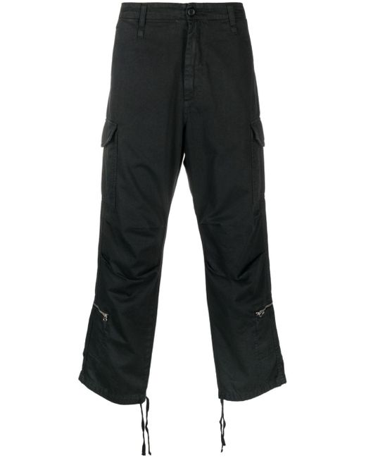 Haikure logo-patch cropped trousers