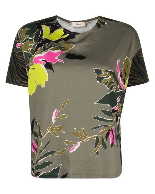 Herno floral-print T-shirt