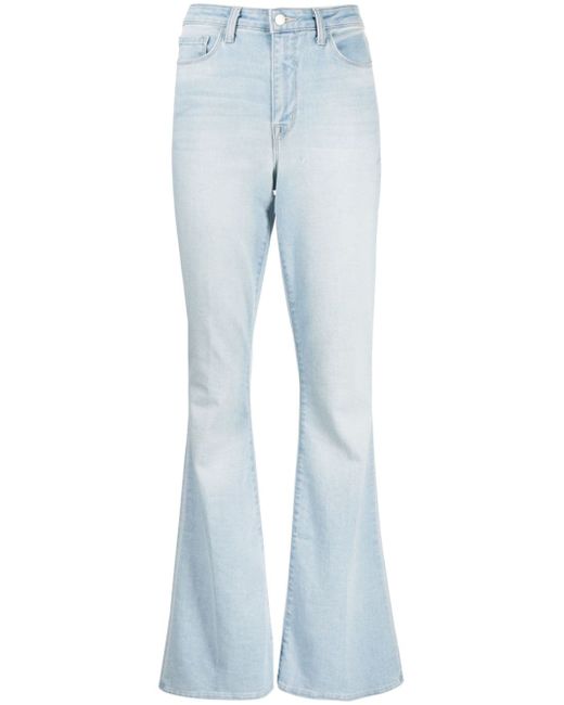 L'agence light-wash flared jeans