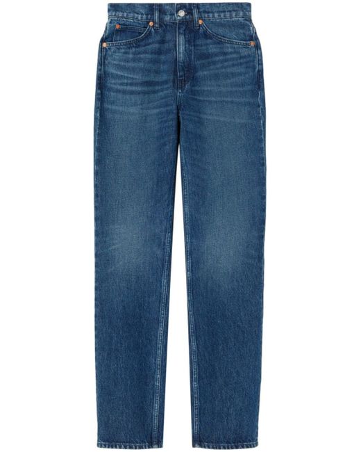Re/Done 70s high-waist straight-leg jeans