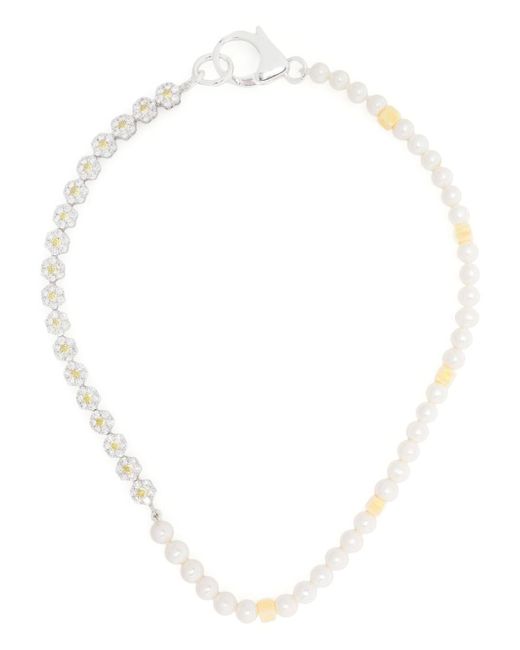 Hatton Labs Daisy sterling pearl necklace