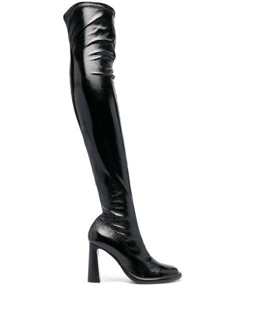 Patrizia Pepe 95mm thigh-high leather boots
