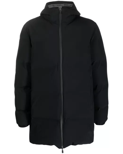 Herno zip-up padded hooded coat