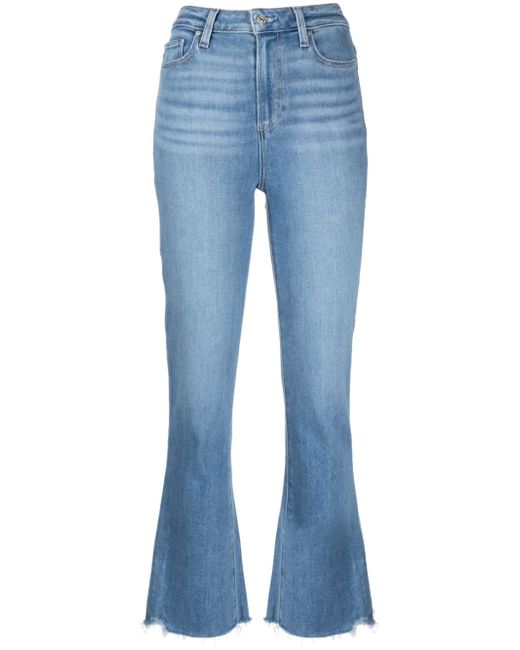 Paige Claudine cropped flared jeans