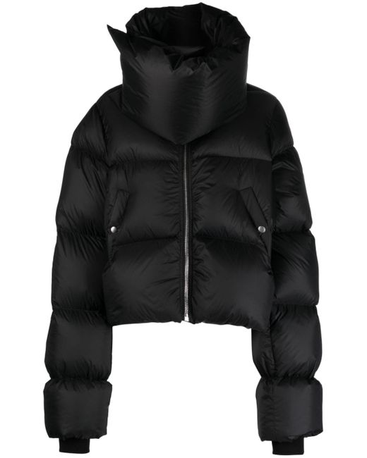 Rick Owens funnel-neck padded down jacket