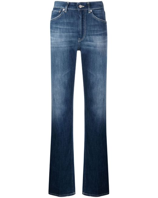 Dondup high-waisted straight jeans