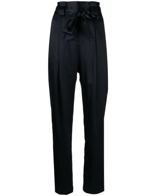 Michelle Mason pleat-detail high-waist trousers