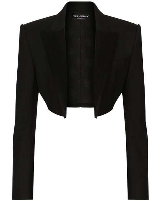 Dolce & Gabbana cropped open-front blazer