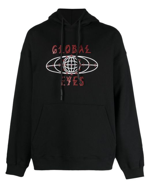 44 Label Group graphic-print hoodie