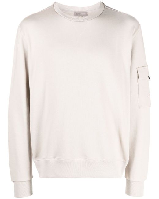 Herno sleeve patch-pocket sweatshirt