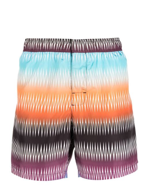Missoni graphic-print swim shorts