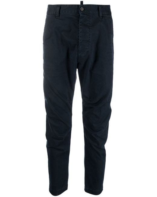 Dsquared2 mid-rise tapered trousers