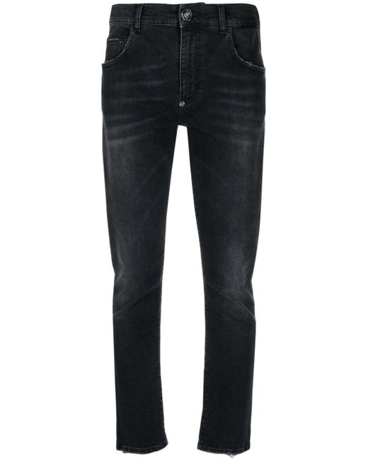 Philipp Plein stonewashed straight-leg jeans