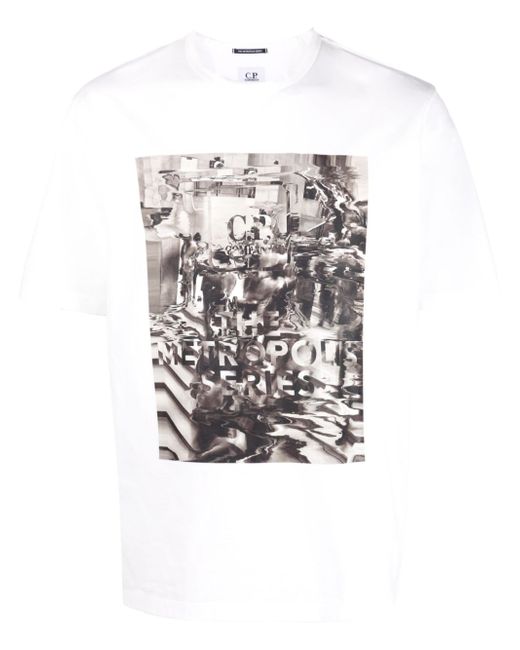 CP Company photography-print jersey T-shirt