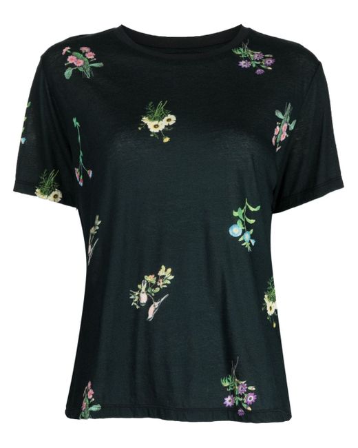 Cynthia Rowley floral-print T-shirt