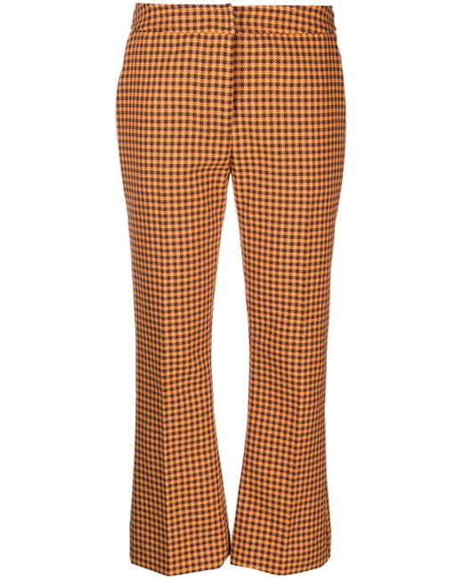 Marni houndstooth cropped trousers