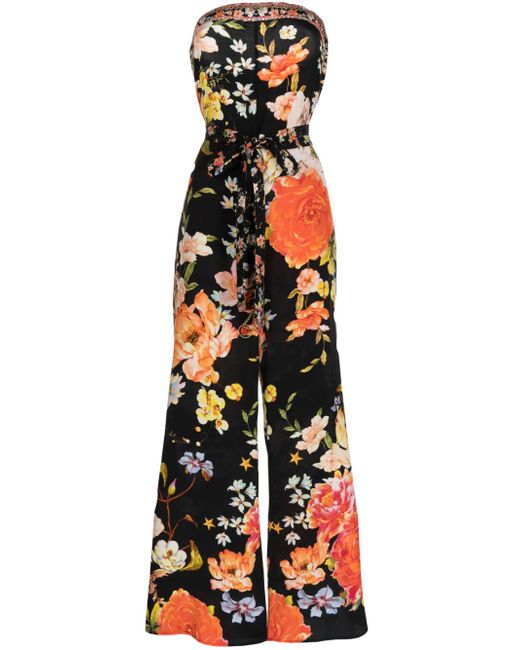 Camilla floral-print jumpsuit